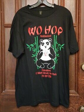 Wo Hop NYC Chinatown Restaurant Tee Shirt Men's Large